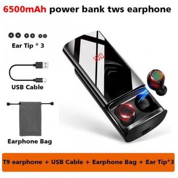 KAYINUO HIFI TWS Écouteurs sans fil avec affichage LED et puissance de charge