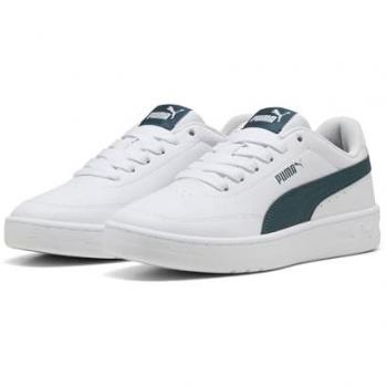 Puma Court Classic Clean Junior Bianco/Verde Terreno