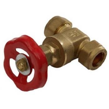 SupaPlumb 15mm Manual Brass Valve