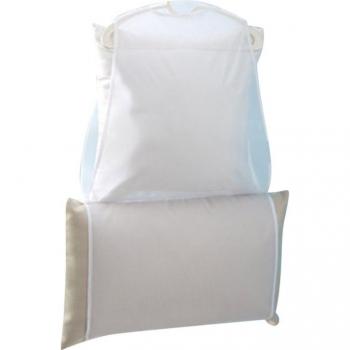 Sac de rangement en maille pour oreillers, support extérieur multifonction