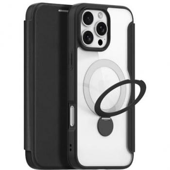 Skin X Pro MagSafe Flip Cover for iPhone 16 Pro (Black)