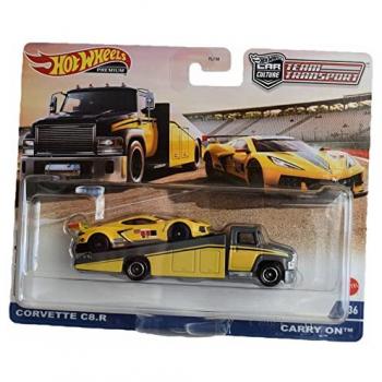 Pack Cadeau Joue‑Toys : Corvette C8.R + Carry On – Jaune