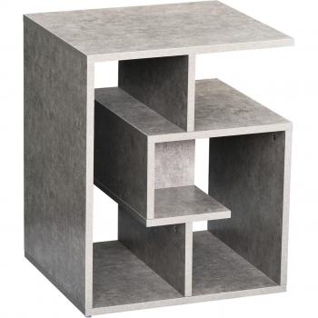Tavolino da Salotto in Legno Moderno a 3 Ripiani