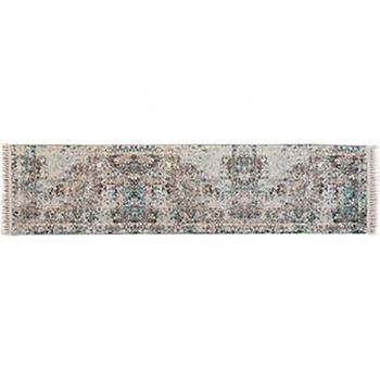 Multicolor Arabischer Kunststoff Teppich Läufer 60 x 240 cm Abgenutzt