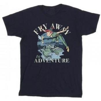 Kinder T-Shirt Disney Peter Pan – Abenteuerflug Schwarz (Alter: 9–11)