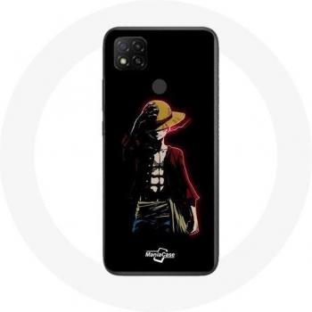 Carcasa One Piece – Xiaomi Redmi 9C – Luffy, Negra