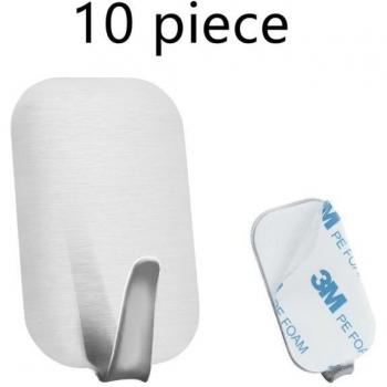 Set de Ganchos de Pared para Batas y Toallas, 10 Uds