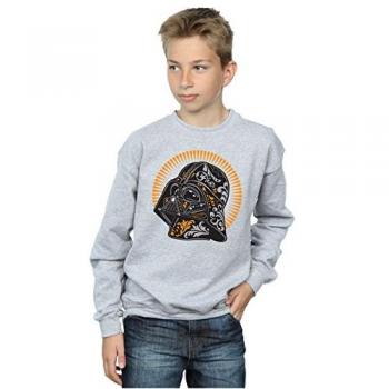 Sudadera Gris para Niños 9-11 Años Darth Vader Día de los Muertos