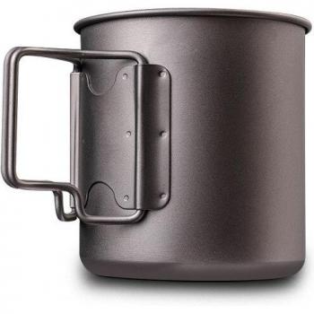 Taza de titanio para actividades al aire libre