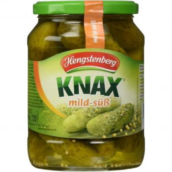 Pepinillos Knax 360g Dulce