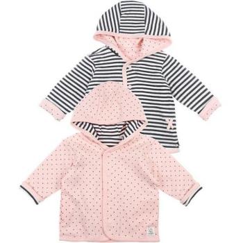 Feetje Giacchetta reversibile con cappuccio per neonati a pois