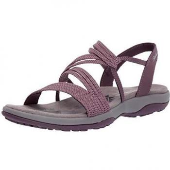 Skechers Sandálias Violeta Plum Modelo Reggae Slim