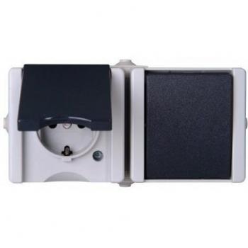 Kopp Complete Wet Room Switch/Socket Combo