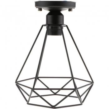 Industrial Wire Diamond Ceiling Light