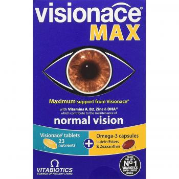 Vitabiotics Visionace Max Healthy Eye Vision Formula 56 Tablets