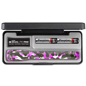 Maglite Mini‑LED SP2PRZ7L – Pink Camo, 2 AA, Exklusivserie