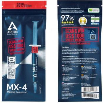 Arctic MX‑4 Heat Transfer Gel – 8.5 W/mK, 2/4/8/20 g Options