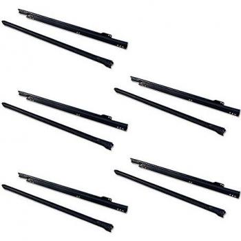 Lot de 5 Coulisses pour tiroirs Emuca 600mm