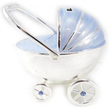 Cestino Salvagente Lily H1318 – Metallo Blu Argento Landeau Petit Ange