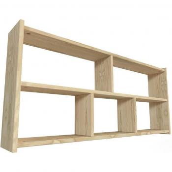 Scaffale Multifunzionale 200 cm ABC MEUBLES Legno Crudo