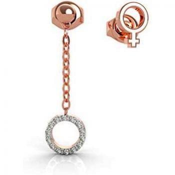 Boucles d'oreilles Guess en acier inoxydable modèle Seven Planets