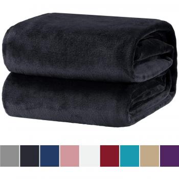 Jete de canapé BEDSURE couleur anthracite 150x200