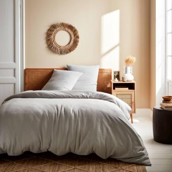 Letto Eleganza Grigio Chiaro per Due