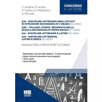 A12 discipline letterarie negli istituti di... secondaria di II grado