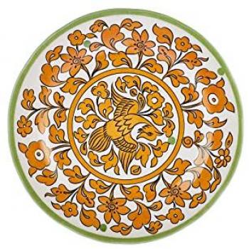 Selçuklu Yellow Ceramic Dinner Plate by Karaca (21 cm)