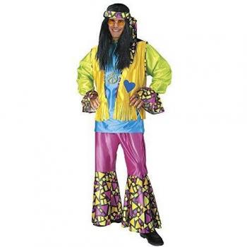 Costume Hippie Adulti Multicolore M