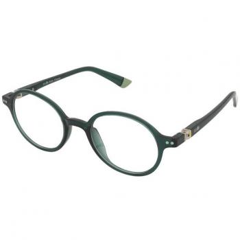 Crullé Kinder Clever C400 | Online-Anprobe | Unisex | Kunststoff | Größe M | Rund | Grün, Transparent | Adrialenti