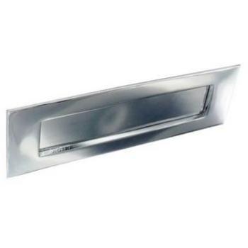 Victorian Style Chrome Letter Plate 250mm