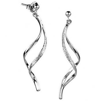 Pendientes Vidal & Vidal de plata largos y calados