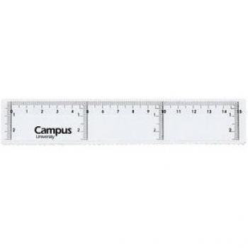 Regla de medición 15 cm Campus