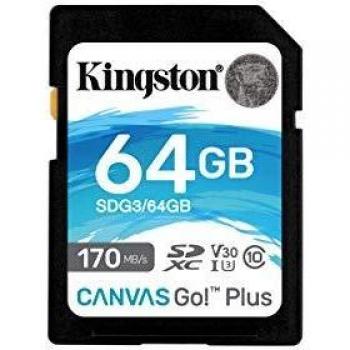 SD MicroSD Card 64GB Kingston SDXC Canvas Go Plus C10