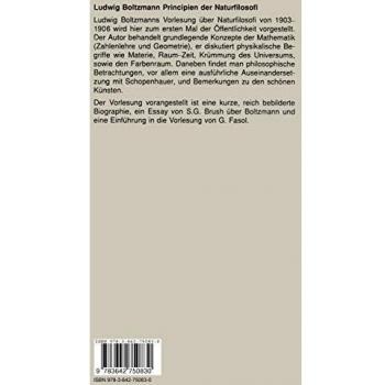 Ludwig Boltzmann Principien der Naturfilosofi: Lectures on Natural Philosophy 1903-1906