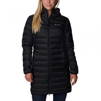 Chaqueta con capucha Columbia Lake 22 II Down Long negro mujer