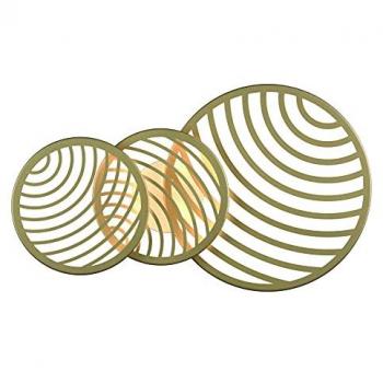 Plafón LED Collage dorado 3000K