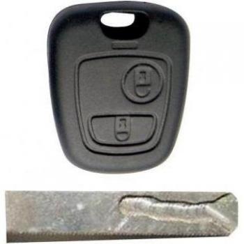 Coque de clé PSA 2 Boutons