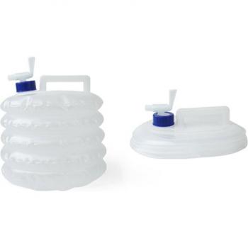 Bouteille d'eau pliable avec robinet pour camping