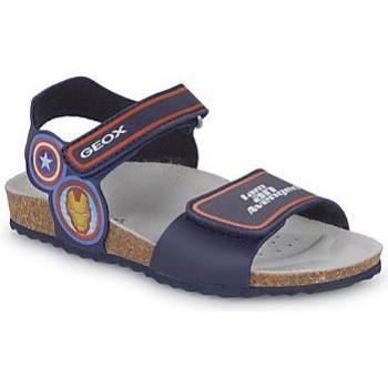 Sandales Enfant Geox J GHITA BOY B Marine pour Garçons