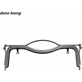 27 CM Metal Purse Frame with Kiss Clasp
