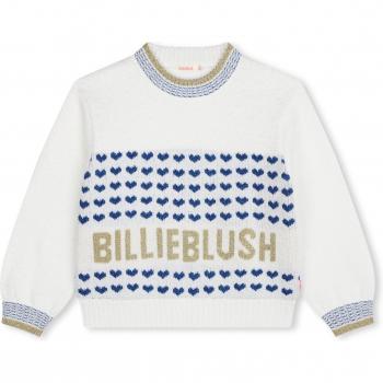 Billieblush Polo Casual U20456 – Vestido de punto blanco niño