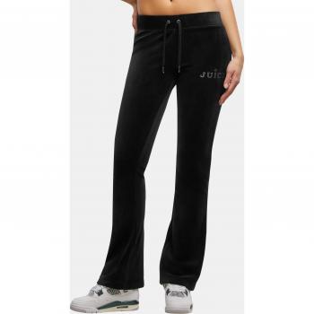 Women's Black Polyester Track Pants