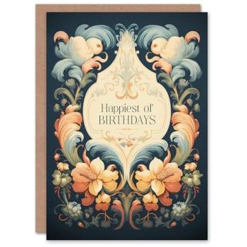 Her Birthday Floral Lily Delight Card