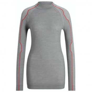 Chemise Falke Wool-Tech à manches longues pour femme Gris