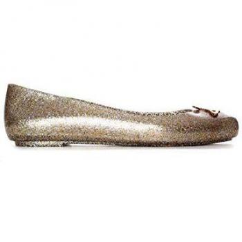 Melissa x Vivienne Westwood Gold Glitter Orbs