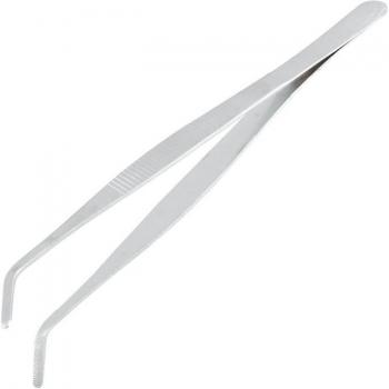 Pinza Curva Metalizada 20 cm con Punta Angulada
