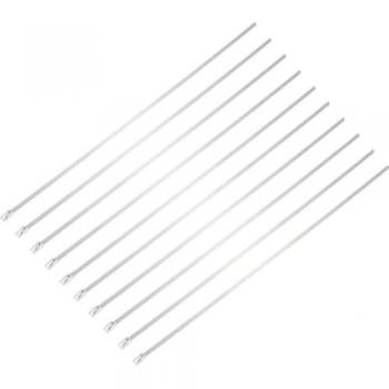 TruComponents 100pcs Stainless Steel Ties 360mm 4.6mm AISI 316
