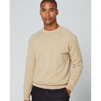 Jersey Beige de Punto para Hombre de Hackett London